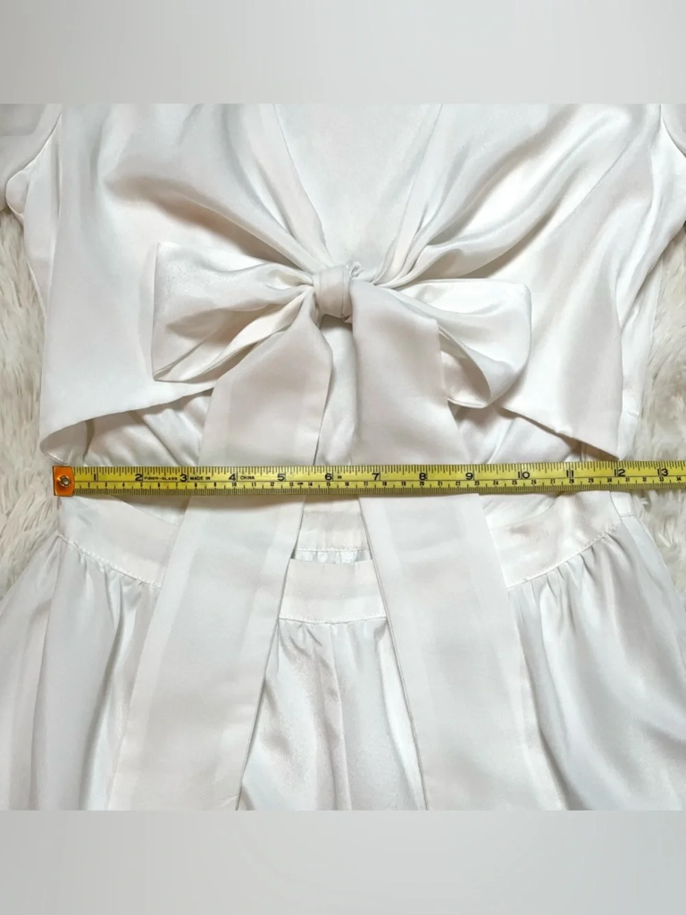 Superdown White Chiffon Tie Front Romper - Picture 12 of 15